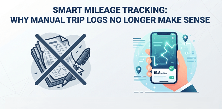 Smart Mileage Tracking Why Manual Trip Logs No Longer Make Sense