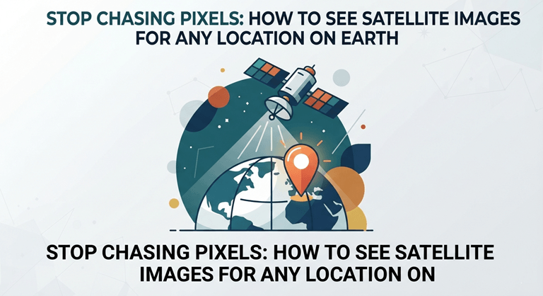 Stop Chasing Pixels How to see satellite images for any location on earth