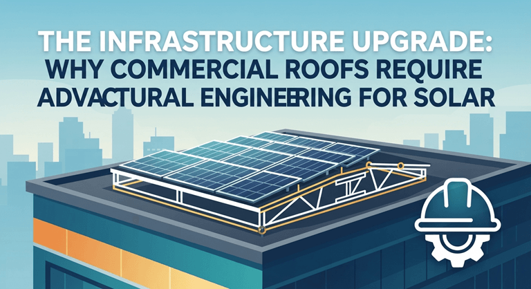 The Infrastructure Upgrade Why Commercial Roofs Require Advanced Structural Engineering for Solar