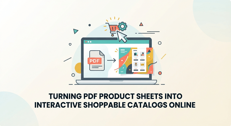 Turning PDF Product Sheets Into Interactive Shoppable Catalogs Online
