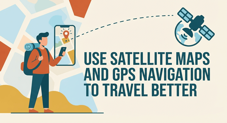 Use Satellite Maps and GPS navigation to travel better