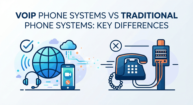 VoIP Phone Systems vs Traditional Phone Systems Key Differences