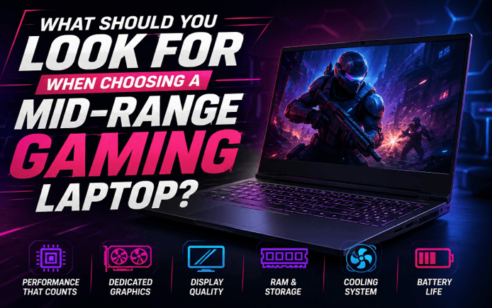 What Should You Look for When Choosing a Mid-Range Gaming Laptop