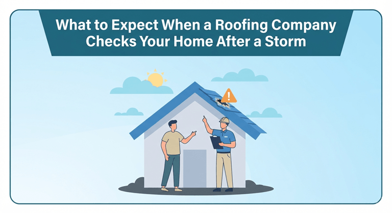 What to Expect When a Roofing Company Checks Your Home After a Storm
