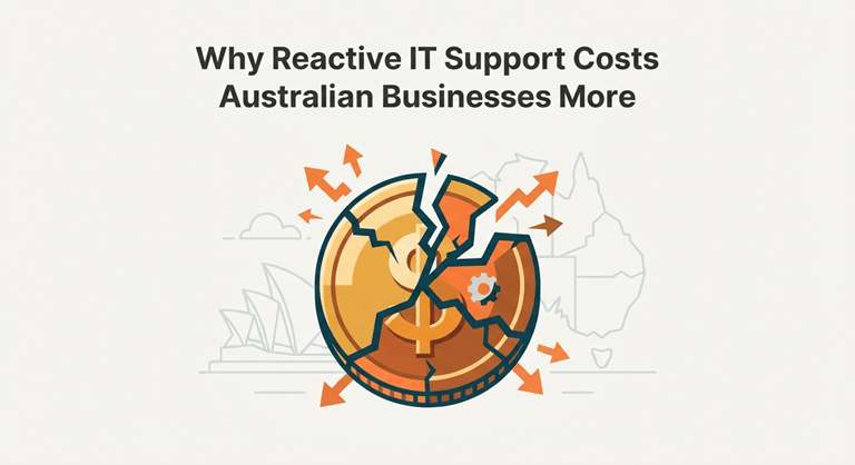 Why Reactive IT Support Costs Australian Businesses More