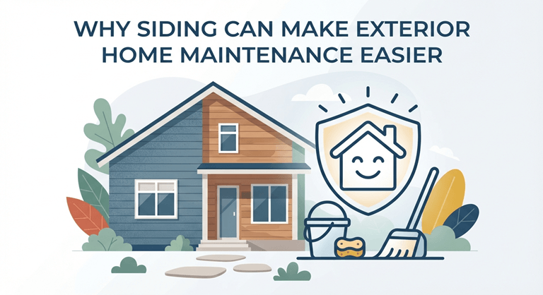 Why Siding Can Make Exterior Home Maintenance Easier