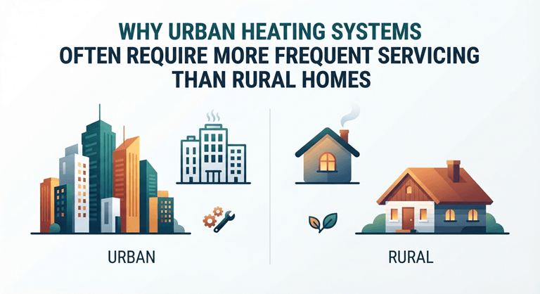 Why Urban Heating Systems Often Require More Frequent Servicing Than Rural Homes