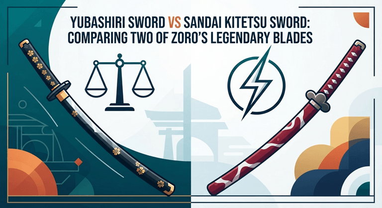 Yubashiri Sword vs Sandai Kitetsu Sword Comparing Two of Zoro's Legendary Blades