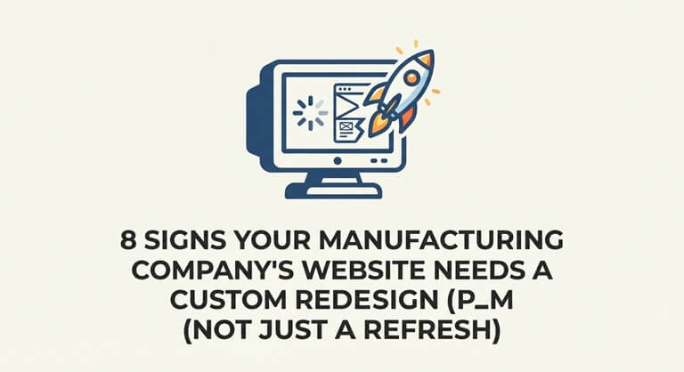 8 Signs Your Manufacturing Company's Website Needs a Custom Redesign (Not Just a Refresh)