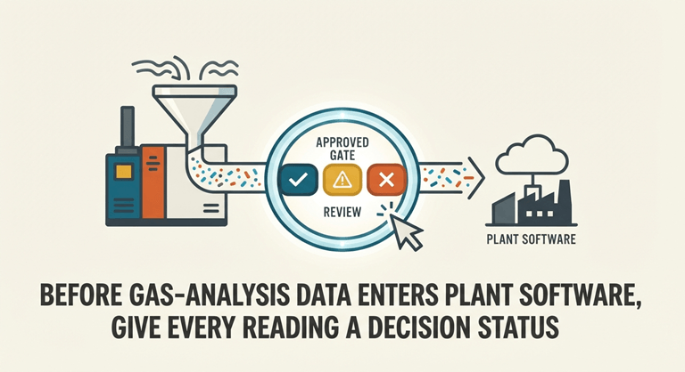 Before Gas-Analysis Data Enters Plant Software, Give Every Reading a Decision Status