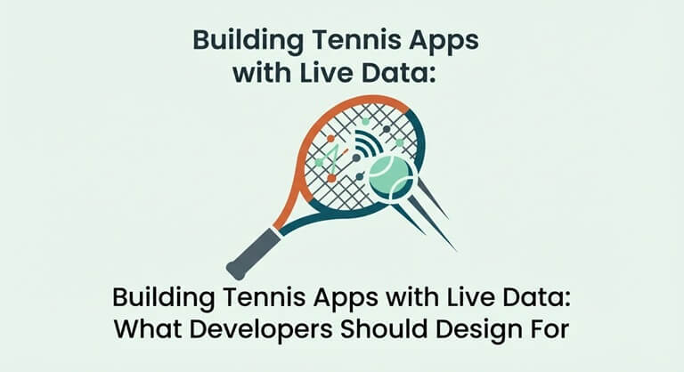 Building Tennis Apps with Live Data What Developers Should Design For