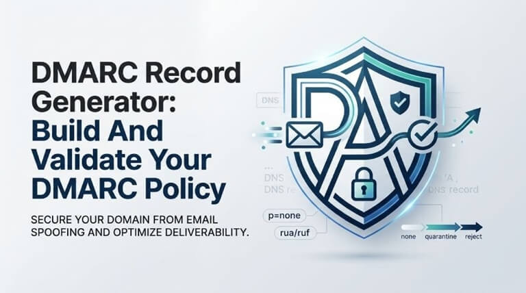 DMARC Record Generator Build And Validate Your DMARC Policy