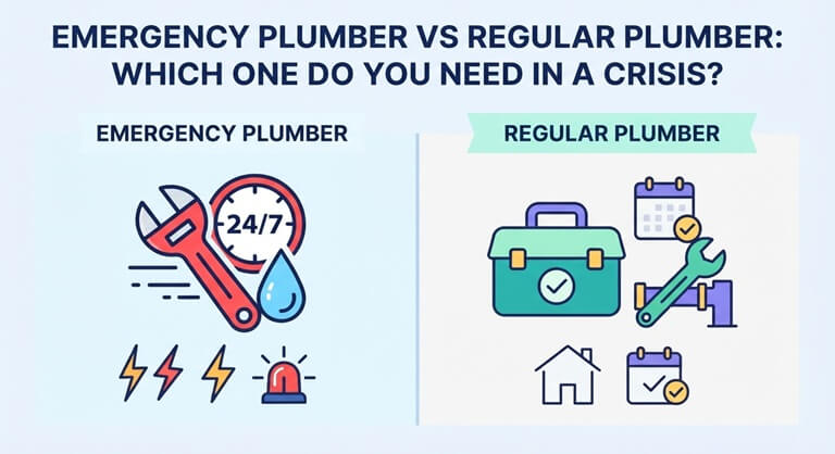 Emergency Plumber vs Regular Plumber Which One Do You Need In A Crisis