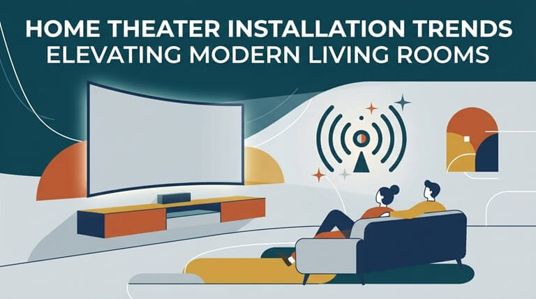 Home Theater Installation Trends Elevating Modern Living Rooms
