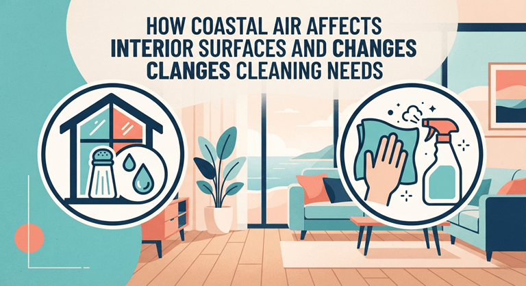 How Coastal Air Affects Interior Surfaces and Changes Cleaning Needs