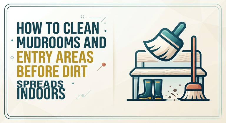 How to Clean Mudrooms and Entry Areas Before Dirt Spreads Indoors