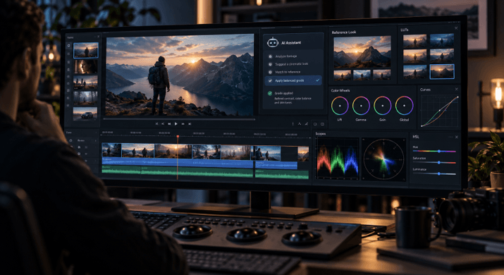How to Color Grade Videos Faster With AI Tools