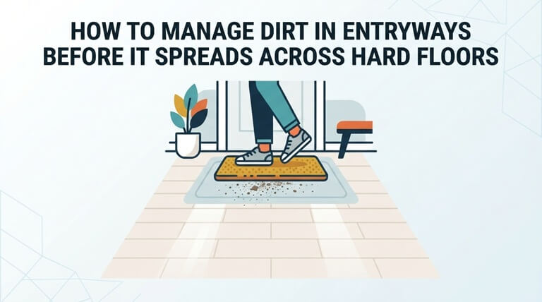 How to Manage Dirt in Entryways Before It Spreads Across Hard Floors