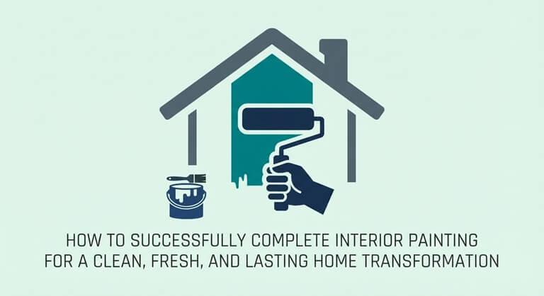 How to Successfully Complete Interior Painting for a Clean, Fresh, and Lasting Home Transformation