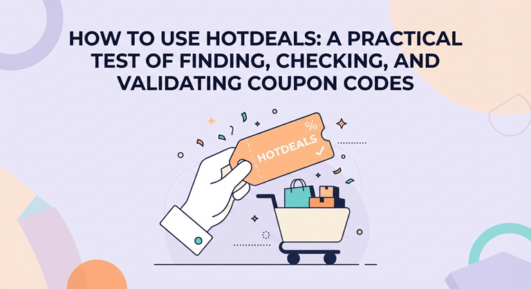 How to Use HotDeals A Practical Test of Finding, Checking, and Validating Coupon Codes
