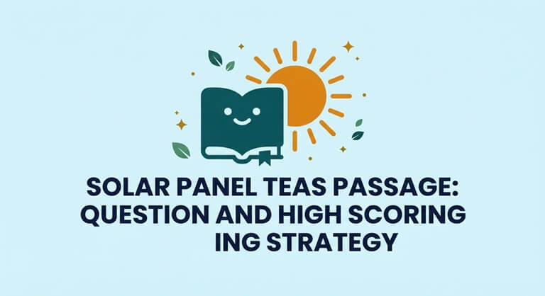 Solar Panel TEAS Passage Question and High Scoring Strategy