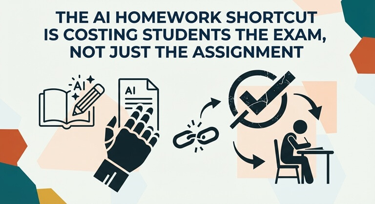 The AI Homework Shortcut Is Costing Students the Exam, Not Just the Assignment