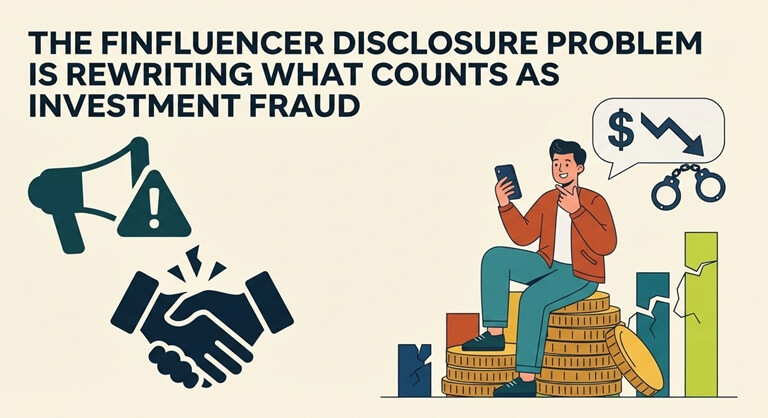 The Finfluencer Disclosure Problem Is Rewriting What Counts as Investment Fraud