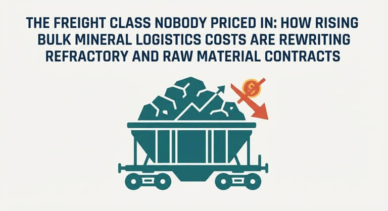The Freight Class Nobody Priced In How Rising Bulk Mineral Logistics Costs Are Rewriting Refractory and Raw Material Contracts