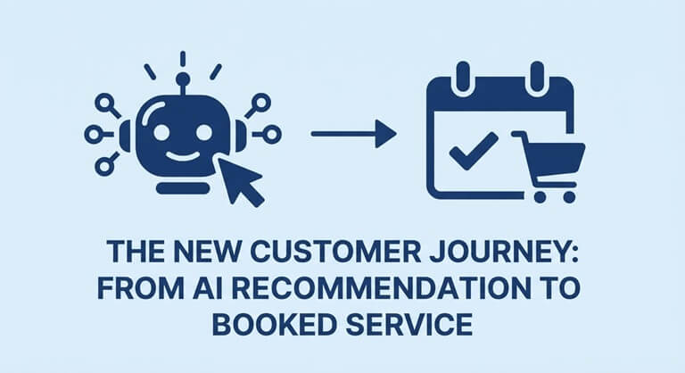 The New Customer Journey From AI Recommendation to Booked Service