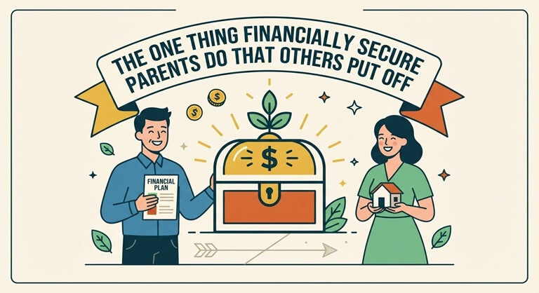 The One Thing Financially Secure Parents Do That Others Put Off