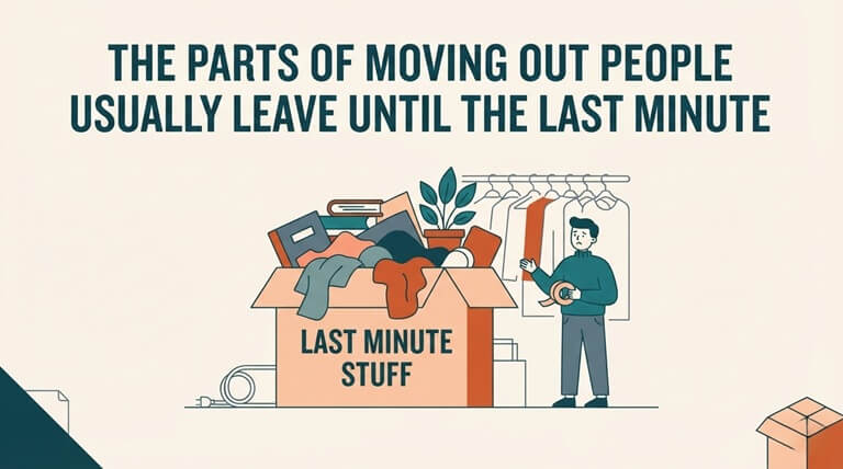 The Parts of Moving Out People Usually Leave Until the Last Minute