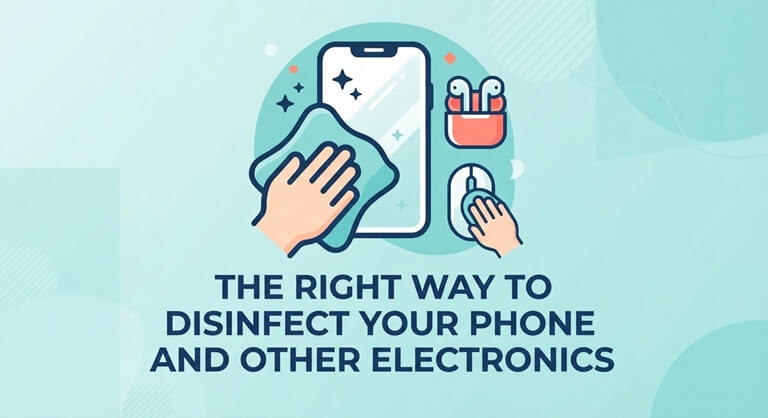 The Right Way to Disinfect Your Phone and Other Electronics