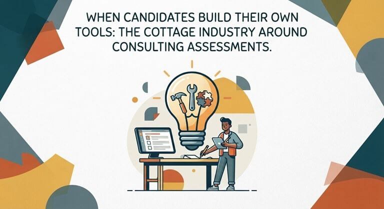 When Candidates Build Their Own Tools The Cottage Industry Around Consulting Assessments