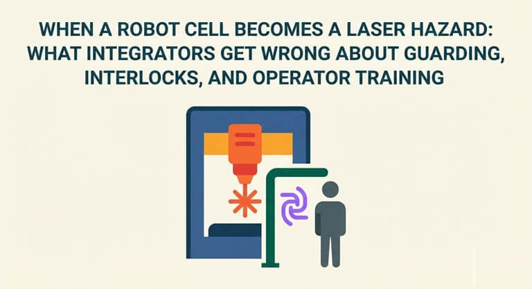 When a Robot Cell Becomes a Laser Hazard What Integrators Get Wrong About Guarding, Interlocks, and Operator Training