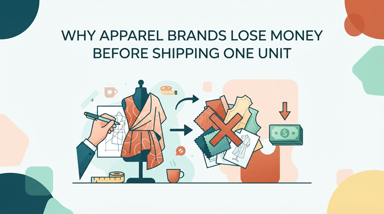 Why Apparel Brands Lose Money Before Shipping One Unit
