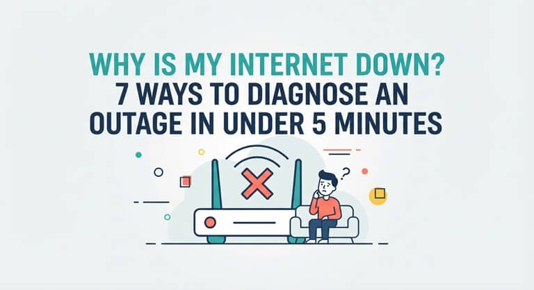 Why Is My Internet Down 7 Ways to Diagnose an Outage in Under 5 Minutes