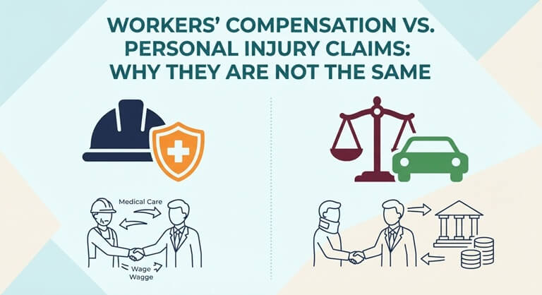 Workers’ Compensation vs. Personal Injury Claims Why They Are Not the Same