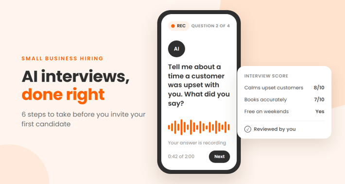 AI Interviews for Small Businesses 6 Steps to Take Before You Invite Your First Candidate