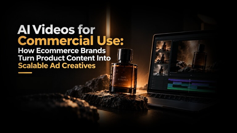 AI Videos for Commercial Use How Ecommerce Brands Turn Product Content Into Scalable Ad Creatives