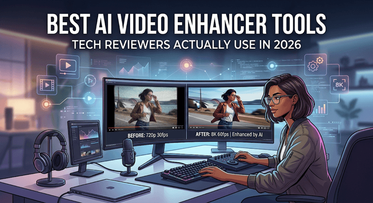 Best AI Video Enhancer Tools Tech Reviewers Actually Use in 2026