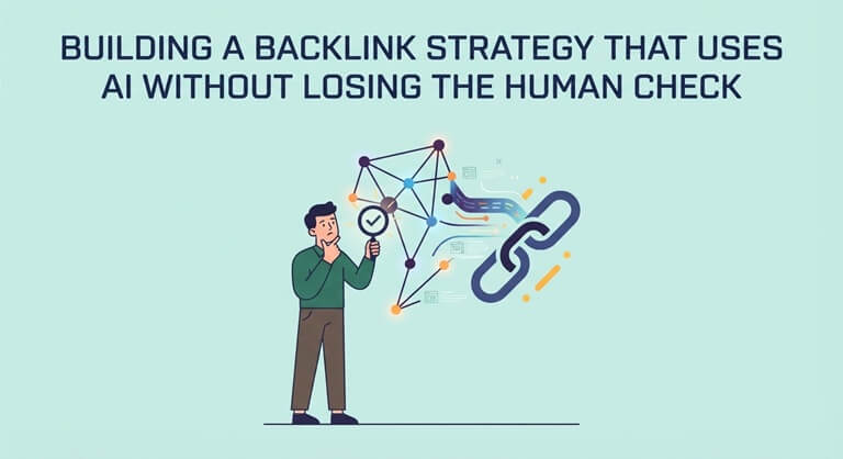Building a Backlink Strategy That Uses AI Without Losing the Human Check