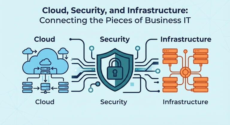 Cloud, Security, and Infrastructure Connecting the Pieces of Business IT