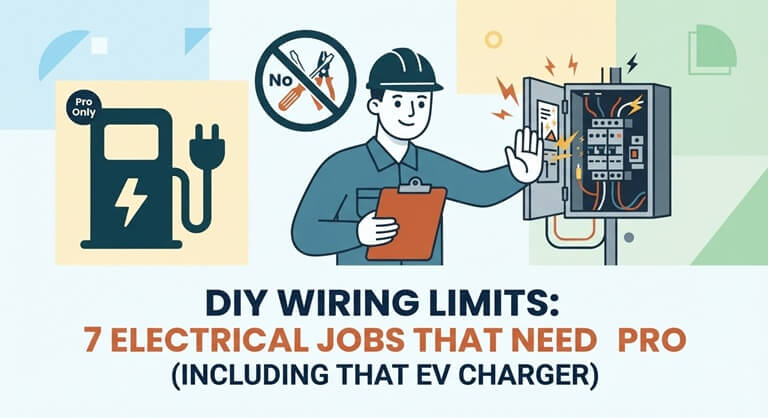 DIY Wiring Limits 7 Electrical Jobs That Need a Licensed Pro (Including That EV Charger)