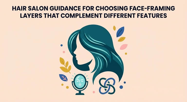 Hair Salon Guidance for Choosing Face-Framing Layers That Complement Different Features