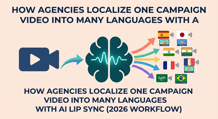 How Agencies Localize One Campaign Video Into Many Languages With AI Lip Sync (2026 Workflow)