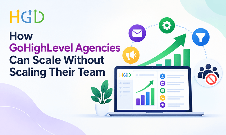 How GoHighLevel Agencies Can Scale Without Scaling Their Team