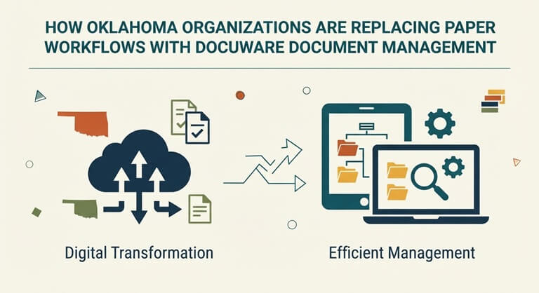 How Oklahoma organizations are replacing paper workflows with DocuWare document management
