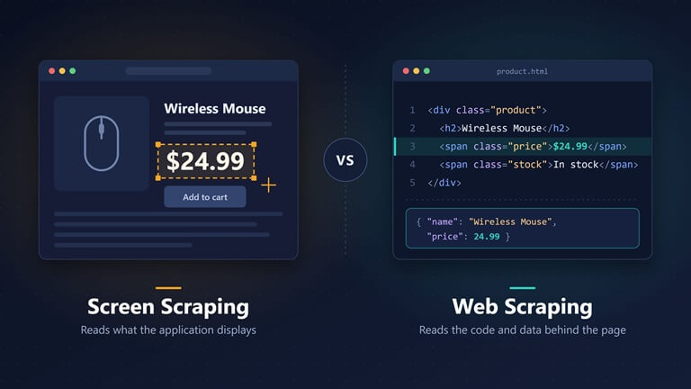 Screen Scraping vs Web Scraping What's the Difference and Which One Do You Need