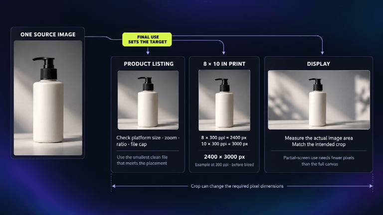 Set a Target Before Using an 8K Image Upscale