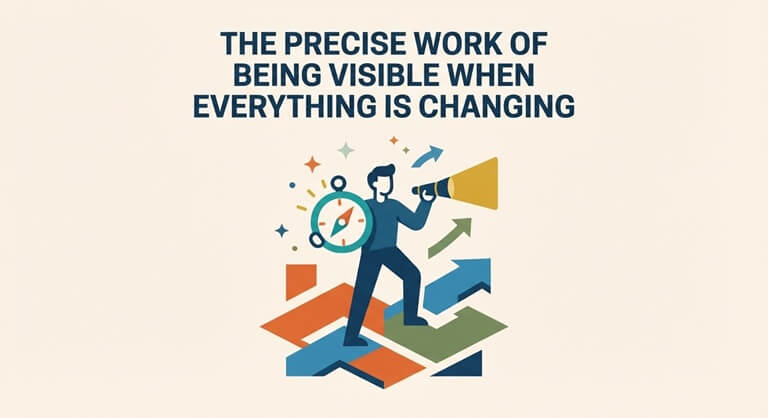 The Precise Work of Being Visible When Everything Is Changing